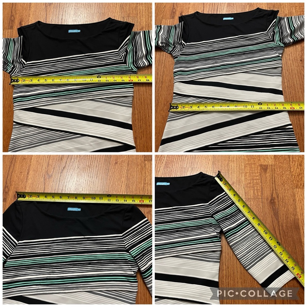 J. McLaughlin Nicola Tiered Striped Catalina Cloth Dress size S - Picture 13 of 13